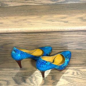 Nine West beautiful high heels blue color